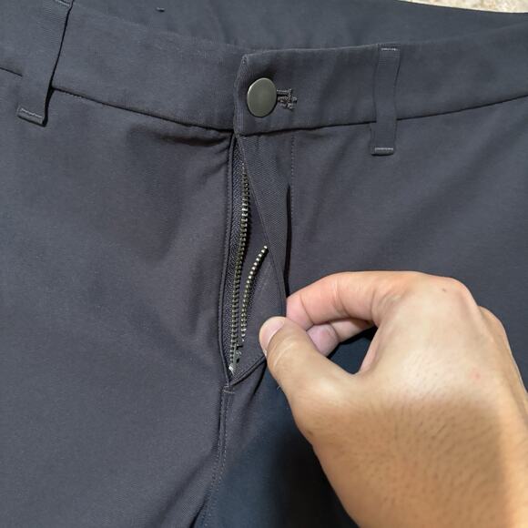 Lululemon Pants Mens 32x30 (Fits 33x30) Grey ABC Slim Golf Performance M5AO4S - Picture 5 of 12